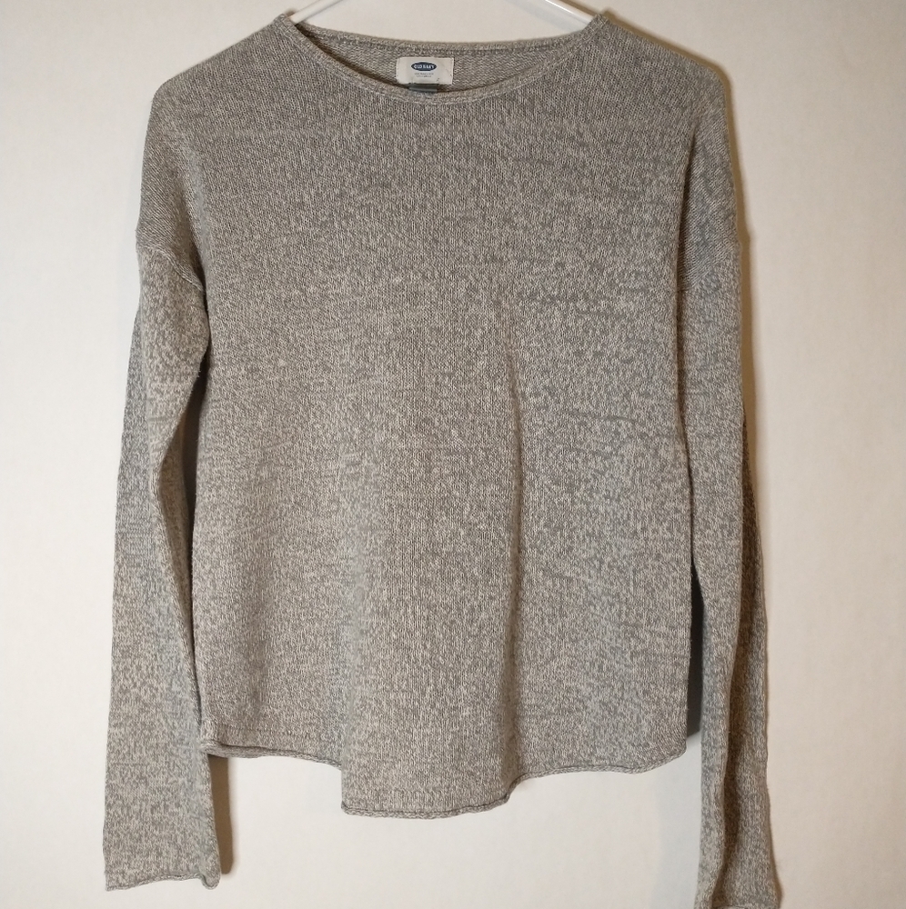 Old Navy youth girls grey sweater size XL (14)
